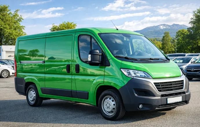 Green Cargo Van